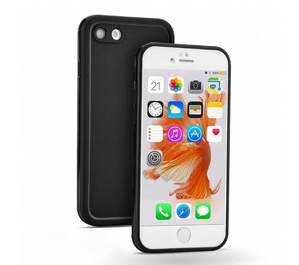 Vodotesný kryt iPhone 5/5S/SE - bielo-čierny